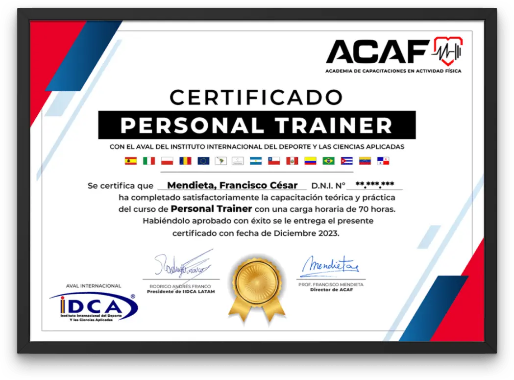 Certificado-IIDCA-Personal-Trainer Certificado IIDCA Personal Trainer