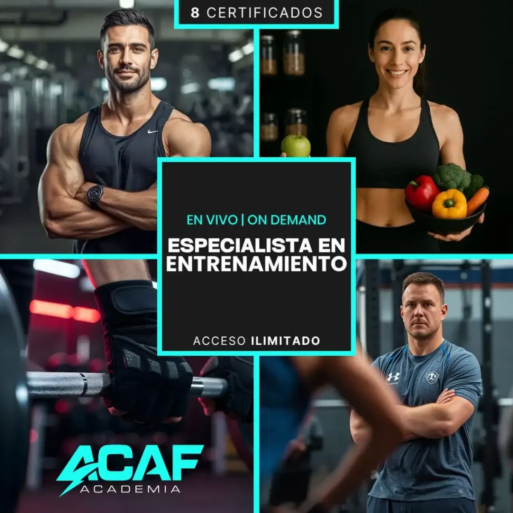 Curso Internacional de Especialista en Entrenamiento ACAF Curso Internacional de Especialista en Entrenamiento ACAF