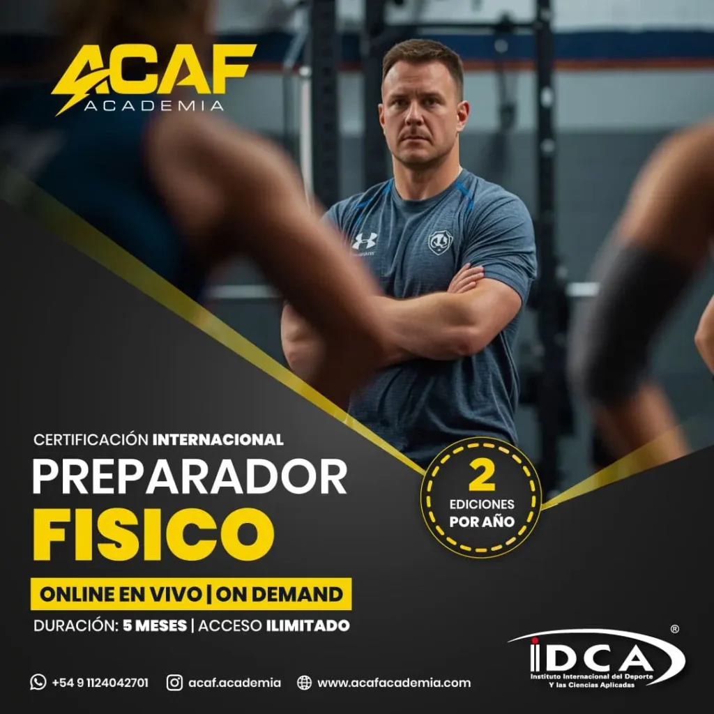 Curso Internacional de Preparador Físico ACAF Curso Internacional de Preparador Fisico ACAF