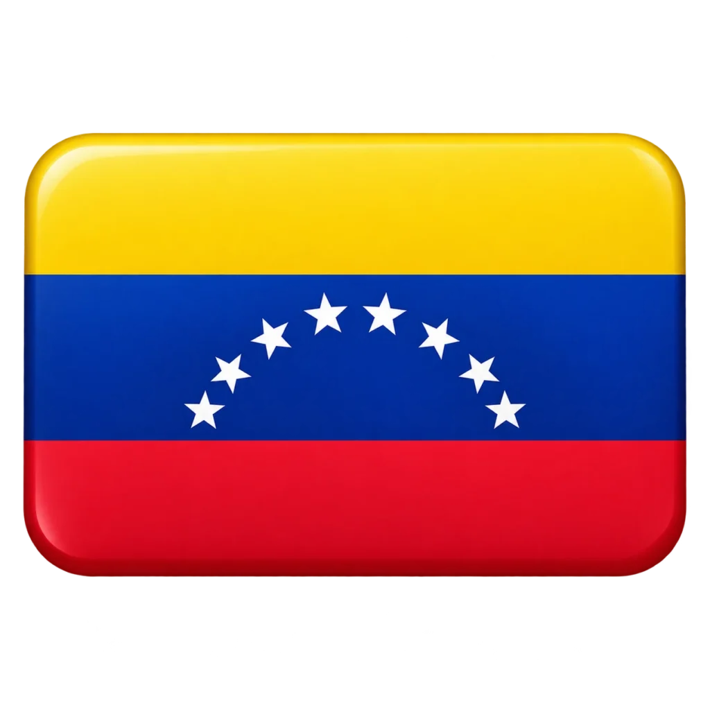 ícono_brillante_de_la_bandera_venezolana icono brillante de la bandera venezolana